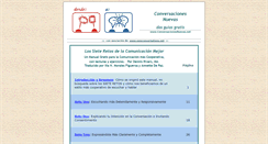 Desktop Screenshot of conversacionesnuevas.net