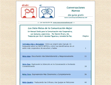Tablet Screenshot of conversacionesnuevas.net